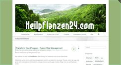 Desktop Screenshot of heilpflanzen24.com