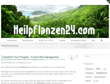 Tablet Screenshot of heilpflanzen24.com